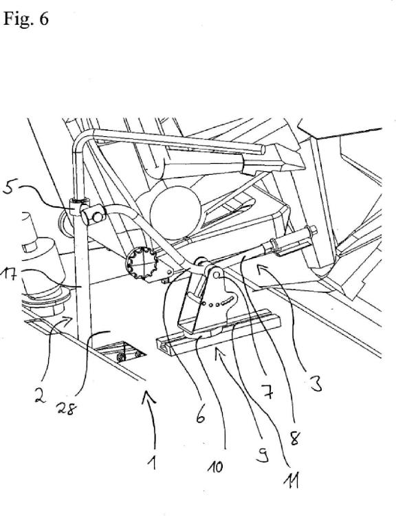 Ilustración 6 de la Galería de ilustraciones de Dispositivo de rastreo para realizar rastreos del suelo desde el interior de un vehículo así como vehículo provisto de tal dispositivo de rastreo