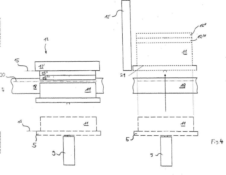 Ilustración 4 de la Galería de ilustraciones de Procedimiento para el cambio de la herramienta superior e inferior de una empaquetadora