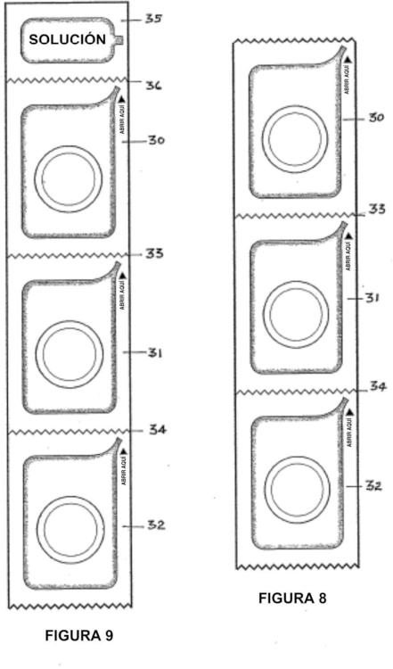 Ilustración 3 de la Galería de ilustraciones de Envase para lentes de contacto bandas desechables