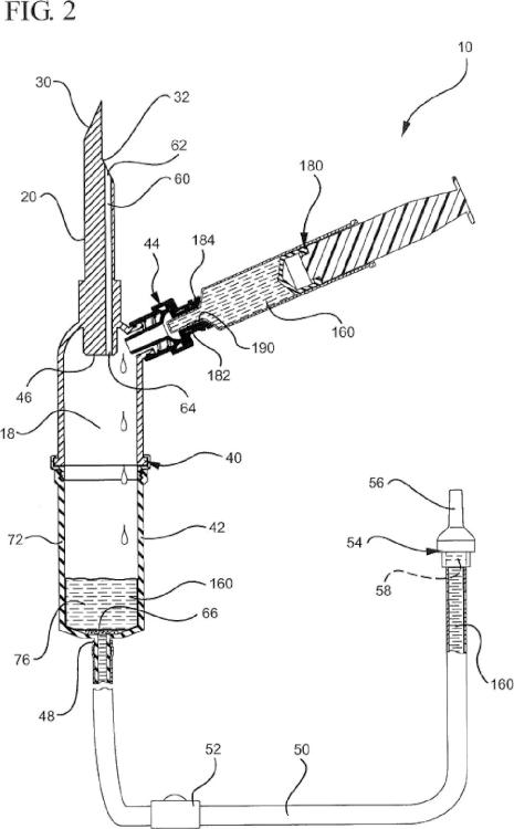 Ilustración 5 de la Galería de ilustraciones de Sistemas y métodos para proporcionar un equipo cerrado de ventilación de fármaco peligroso por vía intravenosa