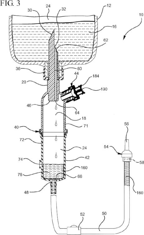 Ilustración 6 de la Galería de ilustraciones de Sistemas y métodos para proporcionar un equipo cerrado de ventilación de fármaco peligroso por vía intravenosa