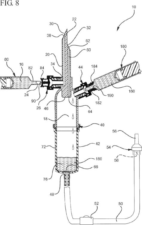 Ilustración 11 de la Galería de ilustraciones de Sistemas y métodos para proporcionar un equipo cerrado de ventilación de fármaco peligroso por vía intravenosa