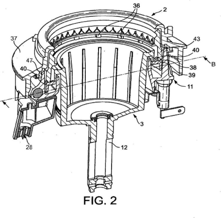 Ilustración 2 de la Galería de ilustraciones de Máquina de preparación centrífuga con conjunto de recogida de flujo