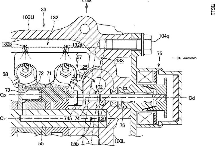 Ilustración 11 de la Galería de ilustraciones de Aparato de válvula variable para motor de combustión interna de tipo OHC