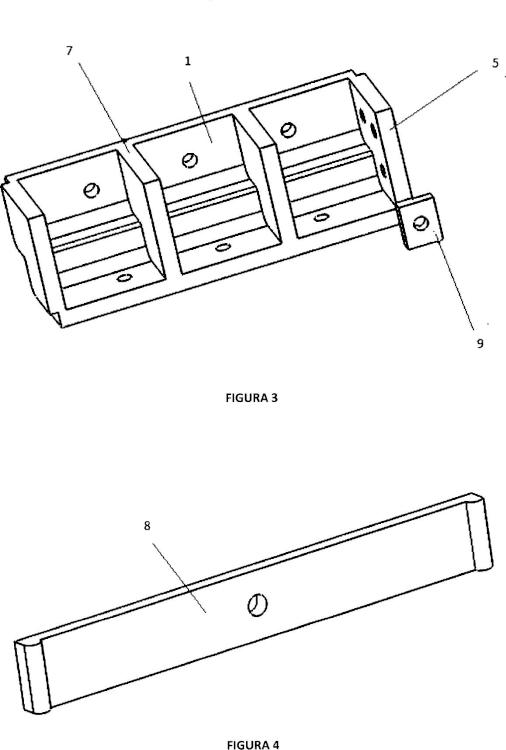 Ilustración 2 de la Galería de ilustraciones de Sistema desmontable para unión continua de perfiles de tubo cuadrado