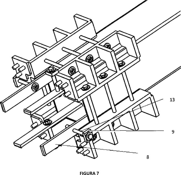 Ilustración 4 de la Galería de ilustraciones de Sistema desmontable para unión continua de perfiles de tubo cuadrado