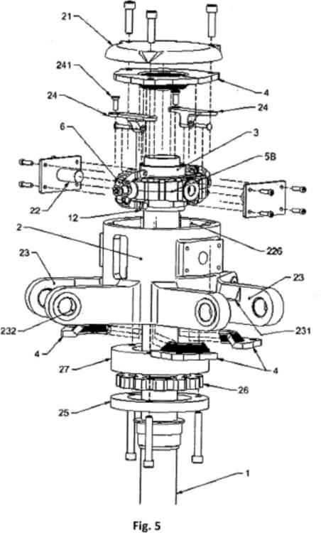 Ilustración 3 de la Galería de ilustraciones de Junta universal de velocidad constante para rotor de helicóptero
