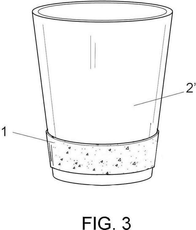 Dispositivo para la recogida de fluidos en copas y vasos.