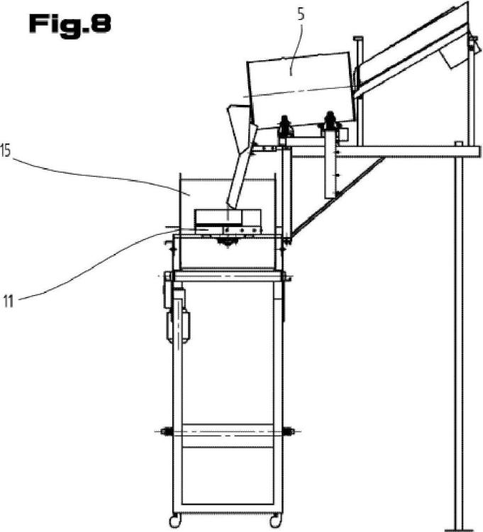 Ilustración 8 de la Galería de ilustraciones de Dispositivo y procedimiento para la fabricación de una losa de material de piedra artificial