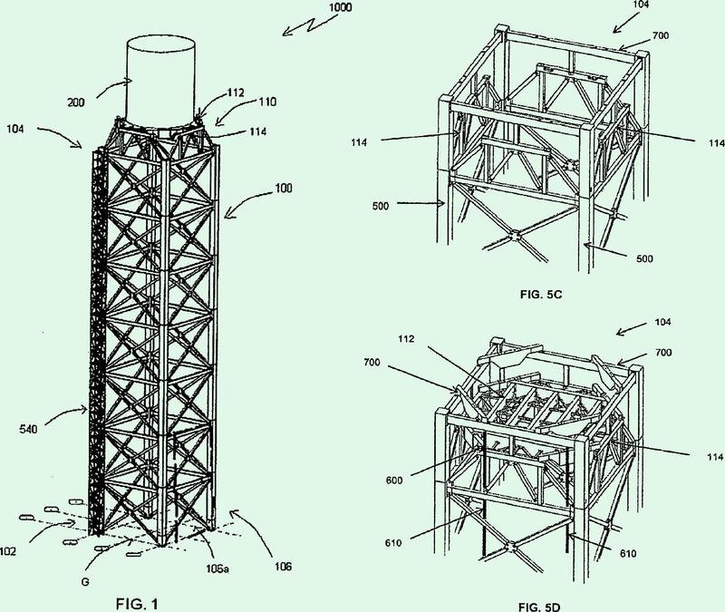 Conjunto y método de torre solar concentrada.