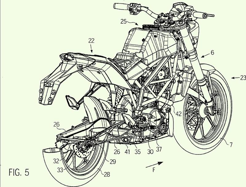 Sistema de escape para una motocicleta.