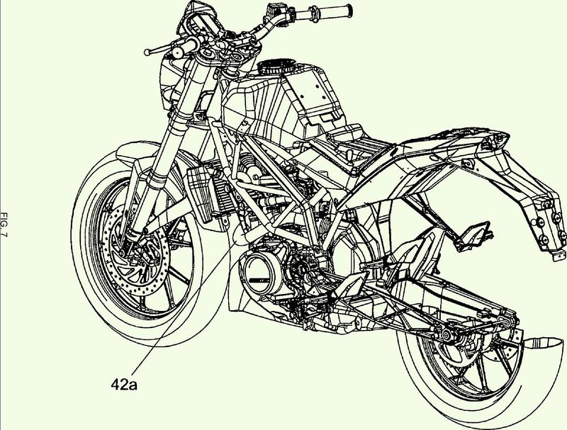 Sistema de escape para una motocicleta.