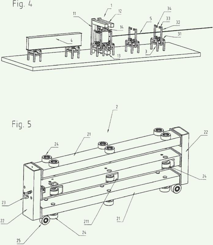 Dispositivo y procedimiento para producir un soporte de cajas.