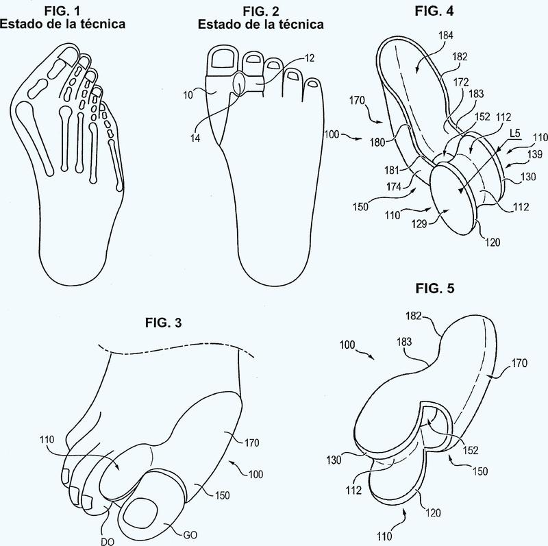 Dispositivo de protección y de corrección del Hallux Valgus.