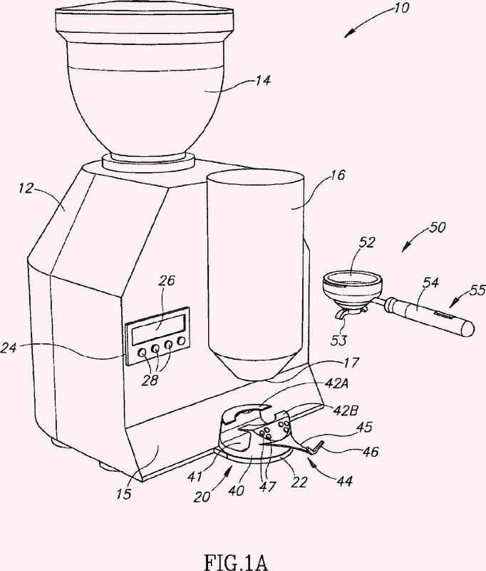 Aparato de medición de café.