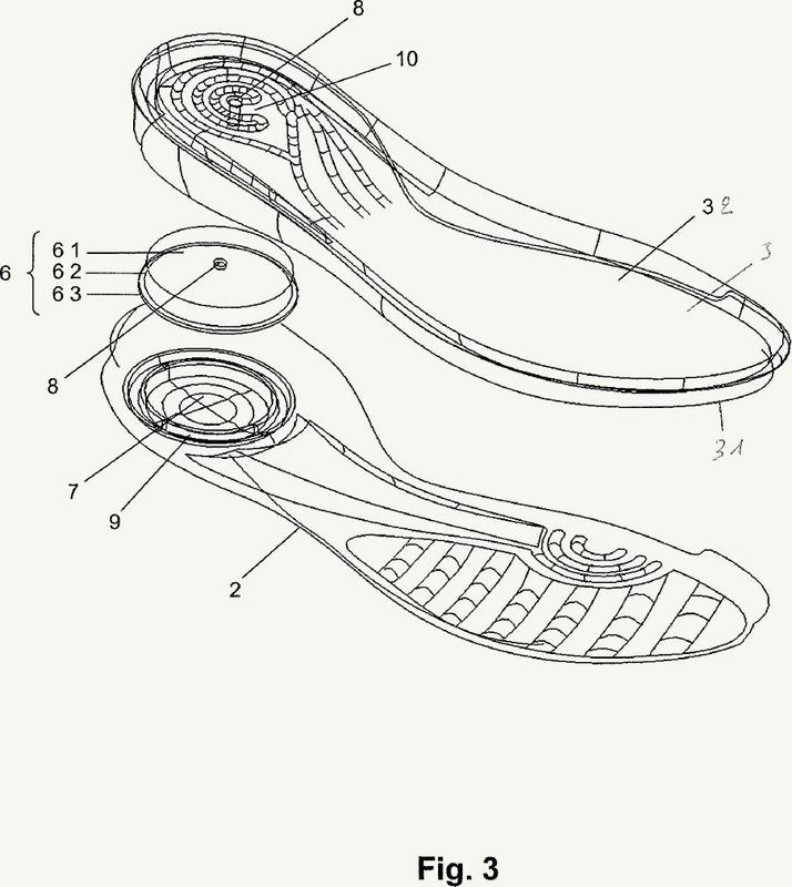 Suela ventilada de artículo de calzado y su procedimiento de fabricación, y artículo de calzado obtenido que integra tal suela.