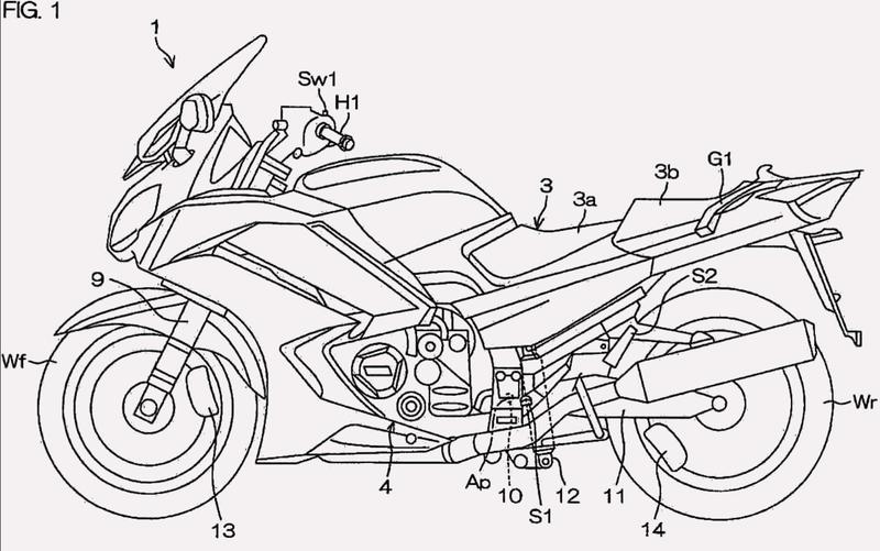 Ilustración 4 de la Galería de ilustraciones de Dispositivo de suspensión eléctrica y motocicleta