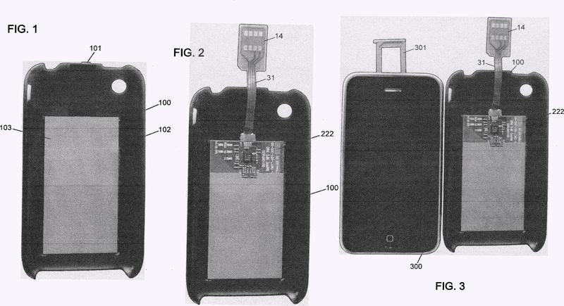 Carcasa para teléfono móvil con funcionalidad NFC.