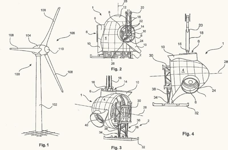 Procedimiento y dispositivo para montar un buje de rotor de una planta de energía eólica.