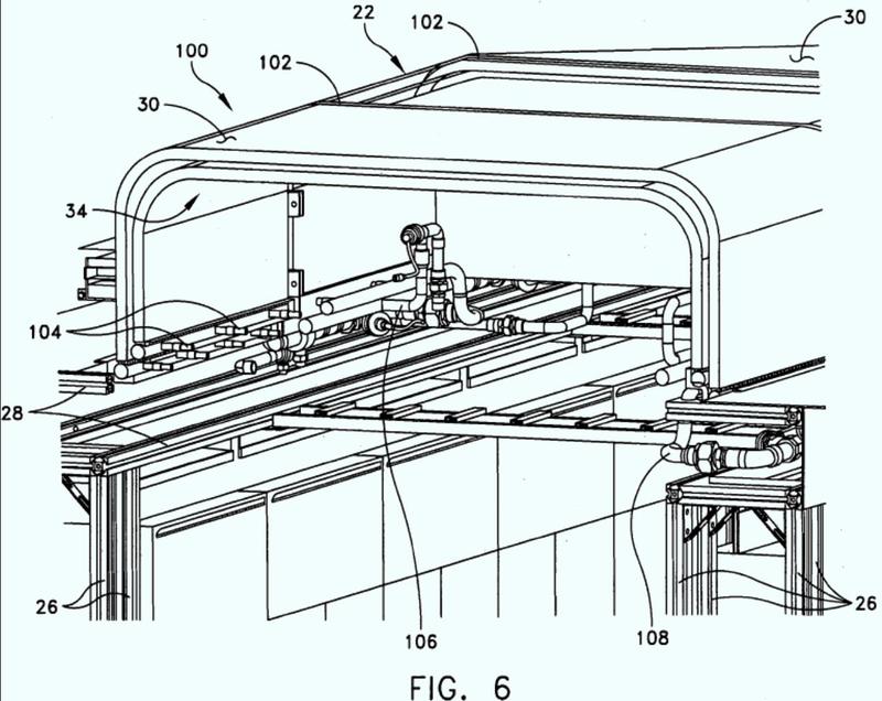 Ilustración 2 de la Galería de ilustraciones de Sistema de refrigeración de contención de pasillos calientes y método