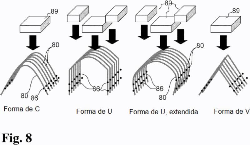 Túnel de lámina funcional, en particular estructura autoenderezable y procedimiento para su producción.