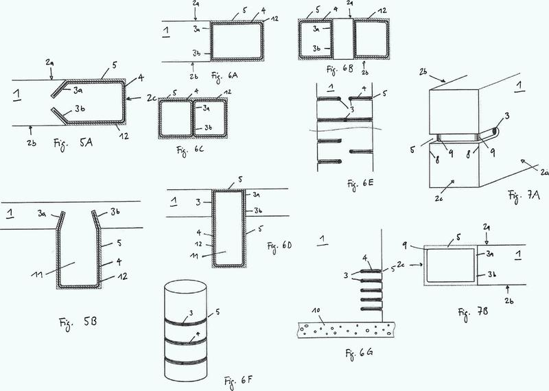 Conjunto y procedimiento para el refuerzo de estructuras de soporte.