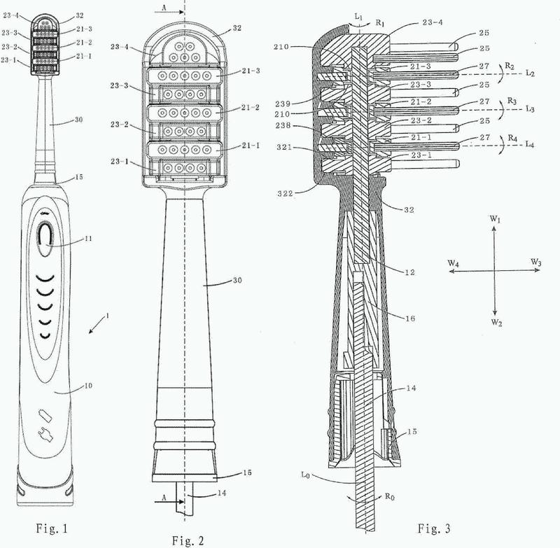 Estructura de cabezal de aparato de cepillo.