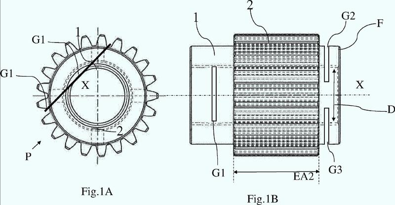 Sistema para ensamblar un piñón en un eje de una turbina de un motor de combustión interna.