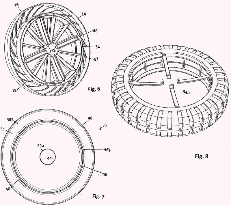 Método de fabricación de una rueda con neumático y rueda con neumático.