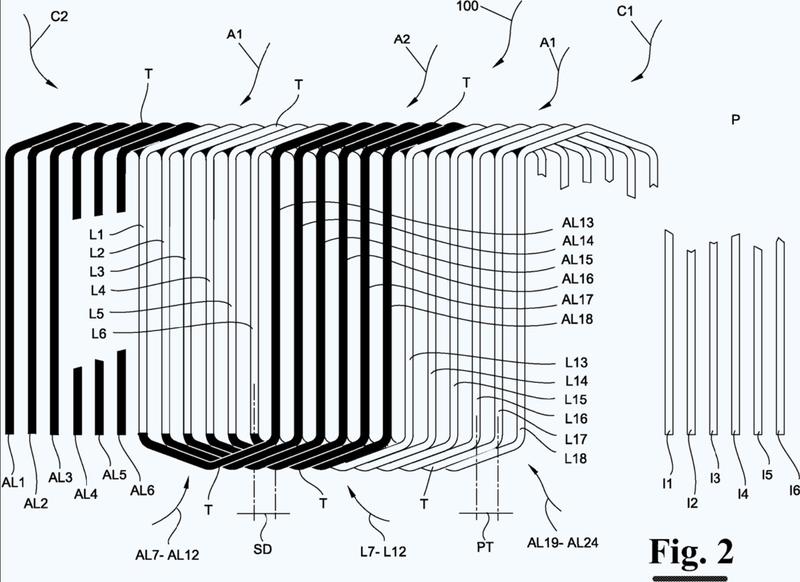 Método y aparato para formar conjuntos de bobinas de un tipo conocido.