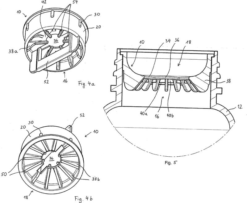 Ilustración 3 de la Galería de ilustraciones de Dispositivo de limitación de flujo y recipiente para productos unitarios