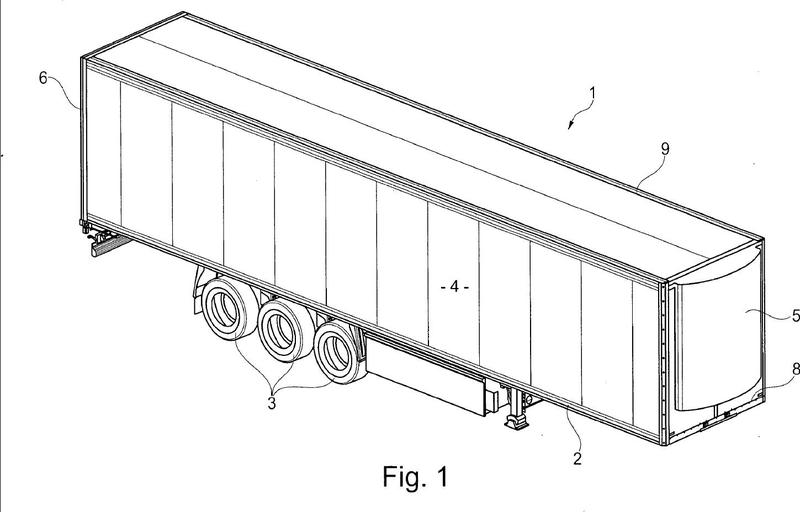 Estructura de vehículo para vehículos utilitarios con una pared de separación.