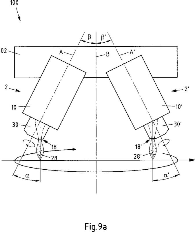 Ilustración 3 de la Galería de ilustraciones de Dispositivo para la generación de un chorro de plasma atmosférico y procedimiento para el tratamiento de la superficie de una pieza de trabajo
