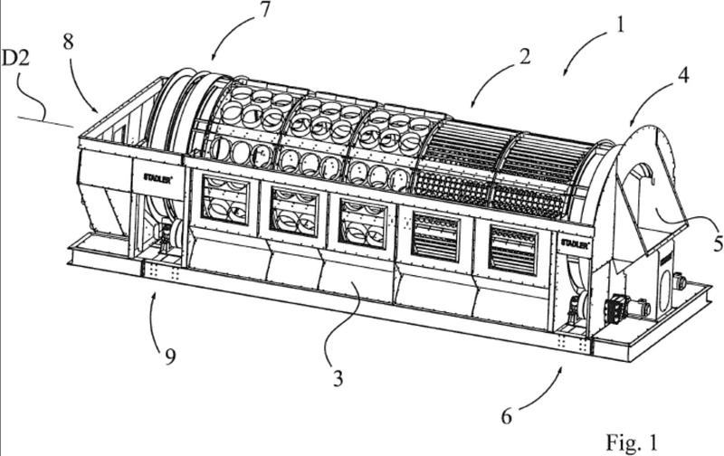Ilustración 4 de la Galería de ilustraciones de Armazón de tambor de cribado, tambor de cribado y procedimiento para el montaje de un armazón de tambor de cribado