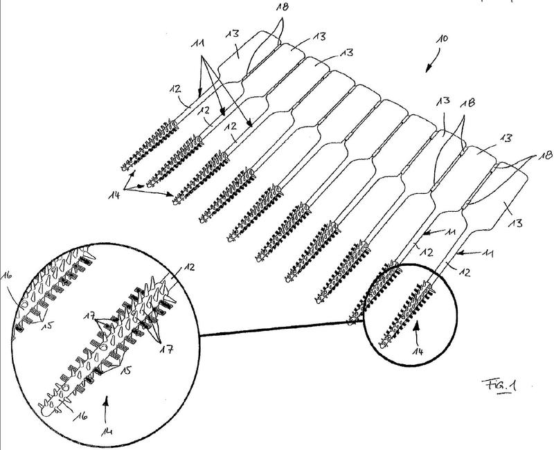 Ilustración 4 de la Galería de ilustraciones de Procedimiento y dispositivo para producir un limpiador interdental