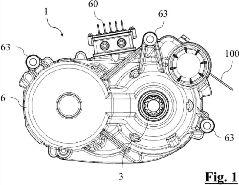 Ilustración 4 de la Galería de ilustraciones de Motor de accionamiento de biela para bicicleta eléctrica con cambio de marcha automático