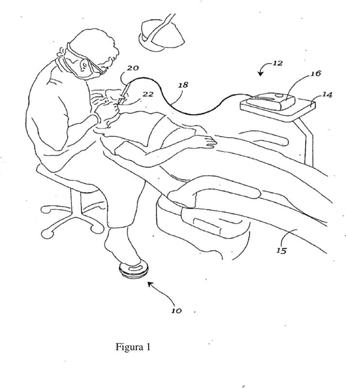 Ilustración 4 de la Galería de ilustraciones de Sistema cableado e inalámbrico con interruptor de pie para operar un aparato de tratamiento dental o médico