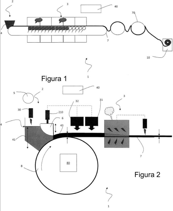 Aparato para la producción de una trama moldeada de material de tabaco homogeneizado.