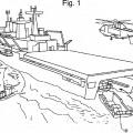 Ilustración 1 de Aparato y procedimientos para el lanzamiento y la recuperación de una nave desde y hacia un barco de acogida