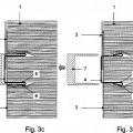 Ilustración 4 de Procedimiento para fijar hojas de envoltura durante el embalaje de balas de celulosa y dispositivo de fijación