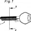 Ilustración 1 de Llave plana para un cilindro de cierre y cilindro de cierre