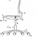 Ilustración 1 de Mecanismo de inclinación para una silla y silla.