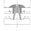 Ilustración 3 de Órgano de remache y herramienta de instalación adecuada.
