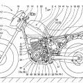 Ilustración 1 de Motocicleta que tiene un sistema de suministro de combustible.