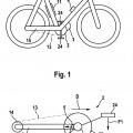 Ilustración 1 de Bicicleta eléctrica con accionamiento eléctrico controlado por fuerza de pedal