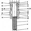 Ilustración 11 de Elemento de unión con un tornillo y un manguito dispuesto de manera imperdible en el mismo
