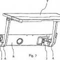 Ilustración 5 de Sistema de soporte de una mesa plegable vehicular, en particular para vehículos industriales o comerciales.