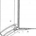 Ilustración 2 de Soporte de ángulo de puerta para un aparato de uso doméstico tipo armario.