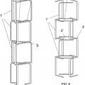 Ilustración 4 de Elemento para la construcción de estructuras de torres poligonales trabadas alternativamente.