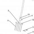 Imagen de 'Arado manual ergonómico de doble peine desmontable'